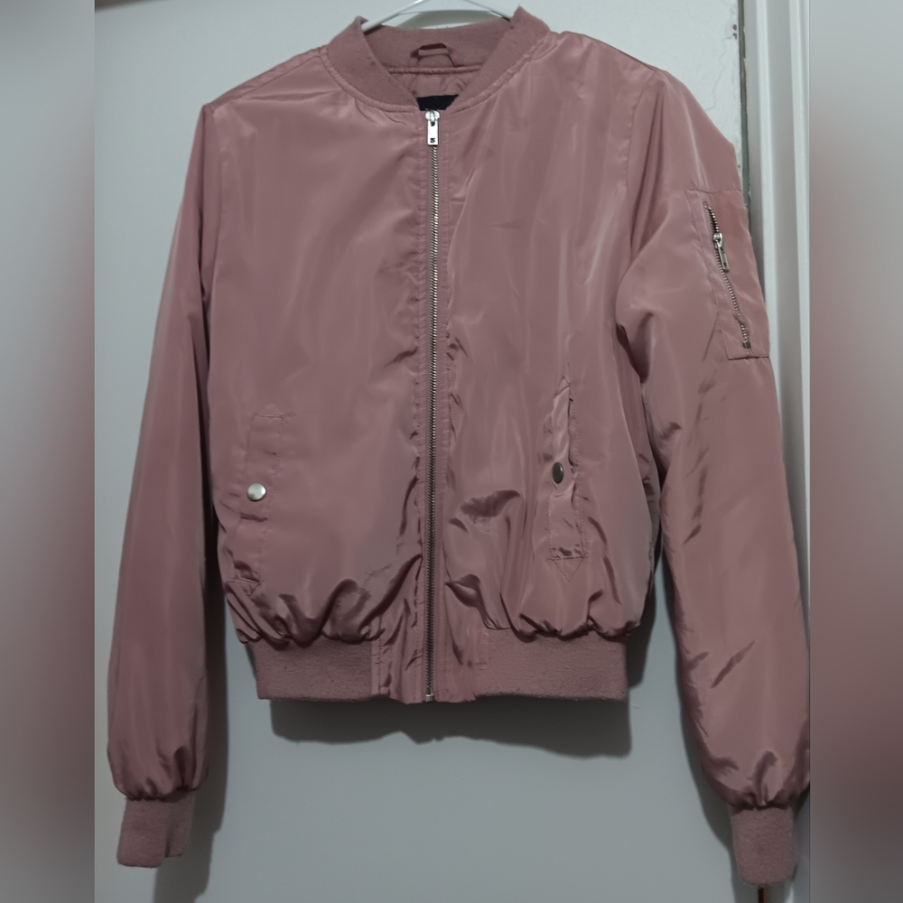 Forever 21 Pink Bomber Jacket